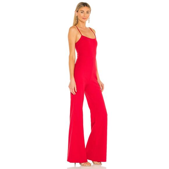 Lovers and Friends Lavinia Jumpsuit in Cherry Red NWT Size Small - Picture 2 of 3